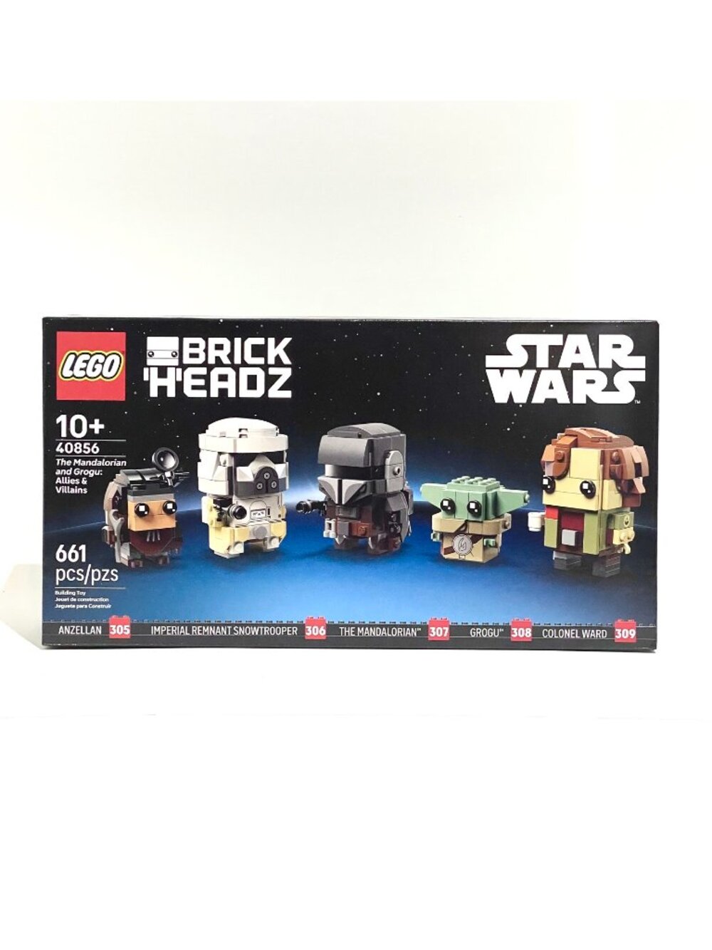 LEGO Brickheadz 40856 The Mandalorian and Grogu Allies & Villains NIB in Hand